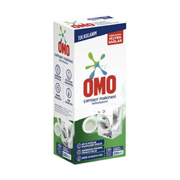 Omo Çamaşır Makinesi Temizleyici 200 ml