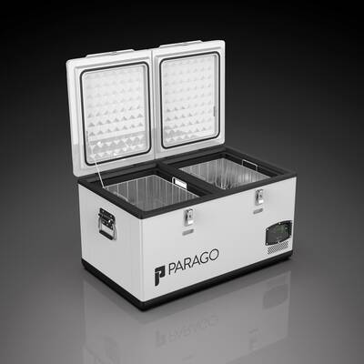 Parago PG75 12/24Volt 75 Litre Çift Bölmeli Outdoor Kompresörlü Oto Buzdolabı - Thumbnail