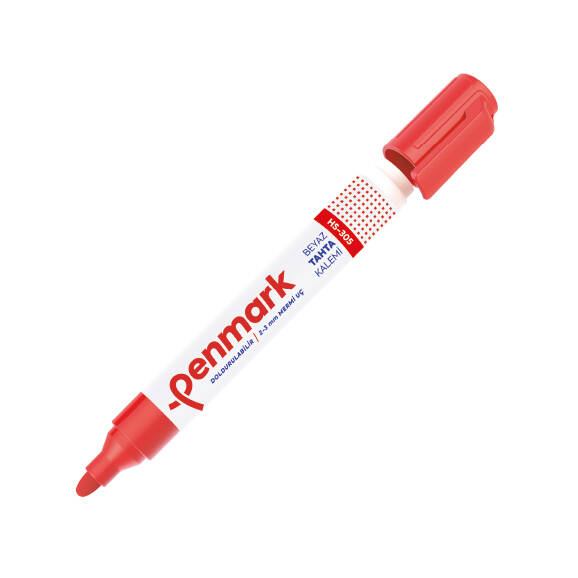Penmark HS-305-03 Markör Tahta Kalemi Kırmızı