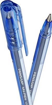 Pensan - Pensan 2210 Tükenmez Kalem My Pen Mavi 25'li Kutu (1)