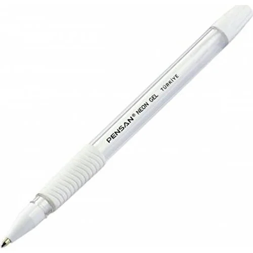 Pensan - Pensan Jel Kalem Neon 1.0 mm Beyaz