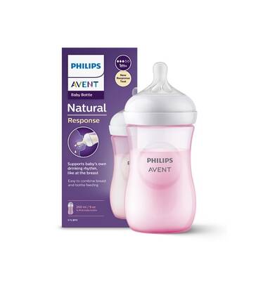 PHILIPS AVENT BIBERÓN NATURAL RESPONSE 330ML 3M SCY906/01