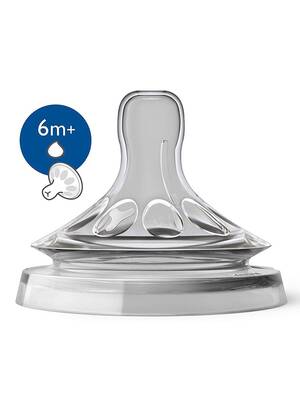 Avent - Philips Avent Natural Yoğun Akış Y Kesim +6 Ay 2li Biberon Emziği (1)