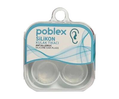 Poblex - Poblex Antialerjik Silikon 2'li Kulak Tıkacı