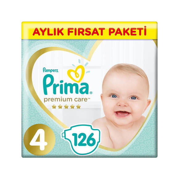 Prima Premium Care Bebek Bezi No:4 Maxi 9-14 kg 126 Adet