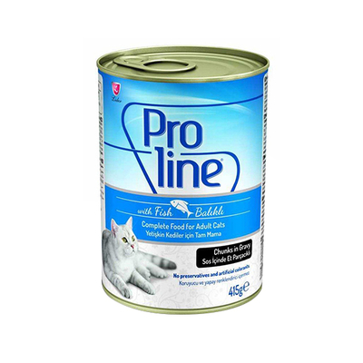 Proline Prk-004 Balıklı Yetişkin Kedi Konservesi 415 g - Thumbnail