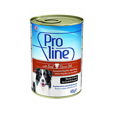 Proline - Proline Prk-050 Biftekli Yetişkin Köpek Konservesi 415 Gr