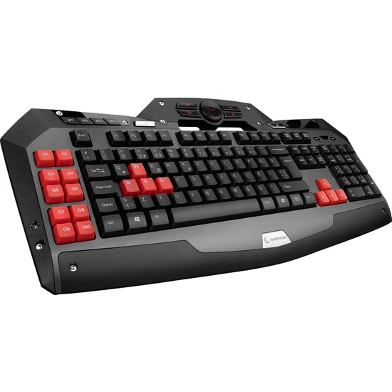 Rampage DLK-5110 Siyah Usb Makrolu Gaming Q Multimedia Klavye - 1