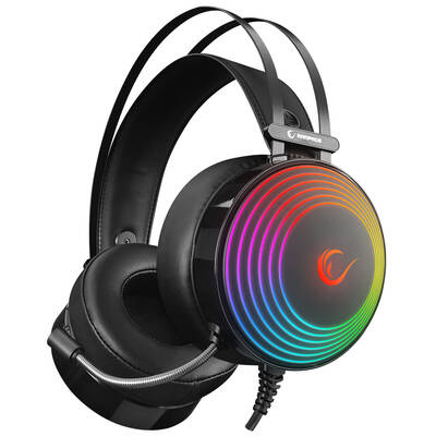 Rampage RM-K97 HELIX USB 7,1 Version RGB Gaming Mikrofonlu Oyuncu Kulaklığı - Rampage