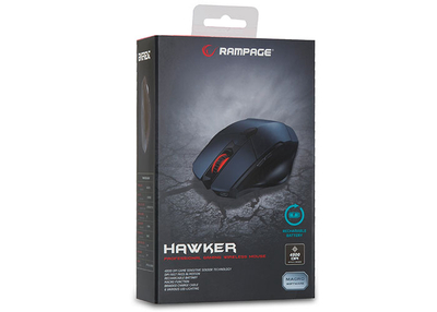 Rampage SMX-R12 Hawker Siyah 4800 Dpi Kablosuz Gaming Oyuncu Mouse - 6