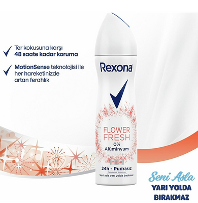 Rexona - Rexona Flower Fresh Musk Deodorant 150 ml