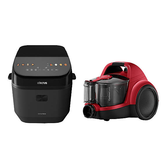 Samsung VC07T357MHR/TR Elektrikli Torbasız Süpürge ve Altus Al 2594 Sf Steam 7Lt Yağsız Frıtoz - 1