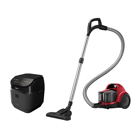 Samsung VC07T357MHR/TR Elektrikli Torbasız Süpürge ve Altus Al 2594 Sf Steam 7Lt Yağsız Frıtoz - 2