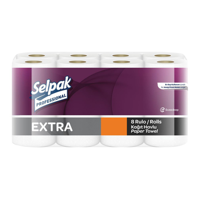 Selpak Professional Extra Havlu 8'li (7900094) - 1