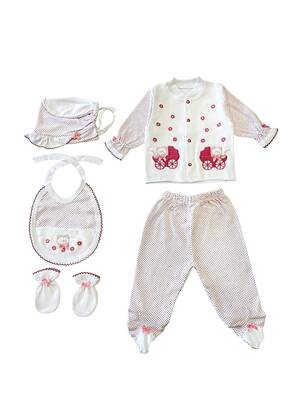 Sema Baby 5'li Set - Pembe - Thumbnail