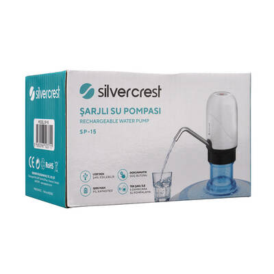 Silver Crest SP-15 Usb Şarj Edilebilir Pilli Mini Su Pompası - Thumbnail (4)