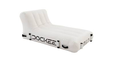 Single Luxe Daybed | Elegant Floating Lounger - Dockee