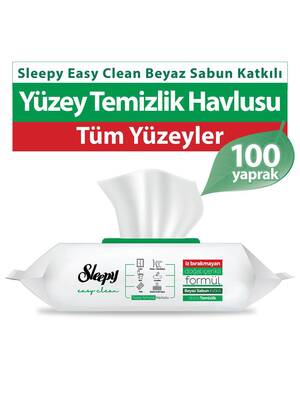 Sleepy - Sleepy Easy Clean Yüzey Temizlik Havlusu 100 Adet
