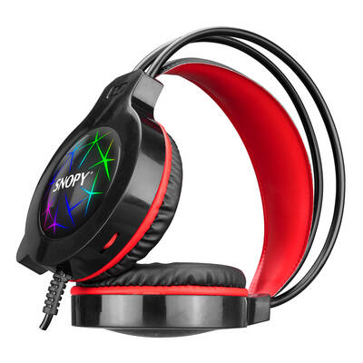 Snopy SN-GX7 CRAZY Siyah Ledli Mikrofonlu Oyuncu Kulaklığı - 3