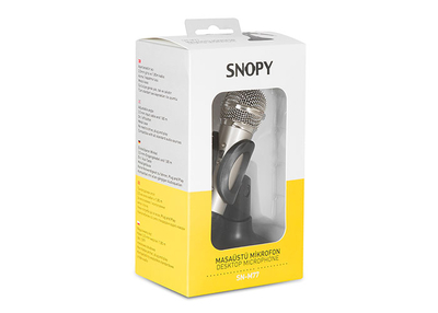 Snopy Sn-M77 Siyah Masaüstü Mikrofon - Thumbnail