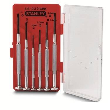 Stanley 1-66-039 Saatçi Tornavida Seti 6 Parça - 1