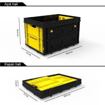 STANLEY FB533 25Kg Katlanır Çok Amaçlı Taşıma Sepeti - Stanley (1)