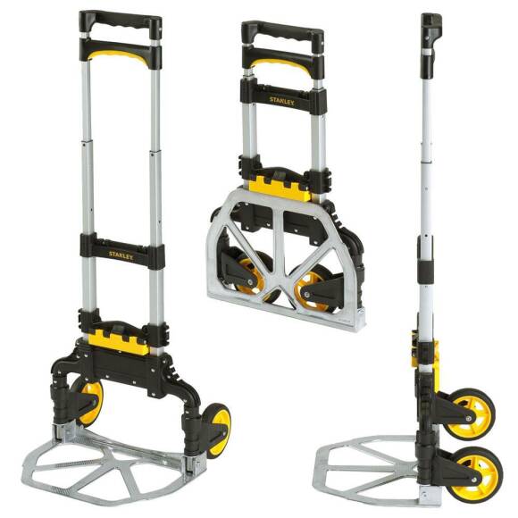 Stanley FT509 70Kg Katlanır Alüminyum El Arabası + FT505 25Kg Katlanır Çok Amaçlı Taşıma Sepeti - 3