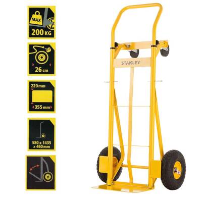 Stanley MT520 150/200Kg Endüstriyel Çok Fonksiyonlu El Arabası - Stanley (1)
