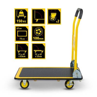 Stanley PC537 150Kg Profesyonel Paket Taşıma Arabası - Stanley (1)