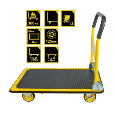 Stanley PC538 300Kg Profesyonel Paket Taşıma Arabası - Stanley (1)