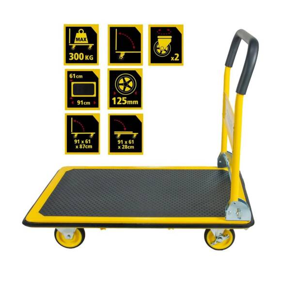 Stanley PC538 300Kg Profesyonel Paket Taşıma Arabası - 2