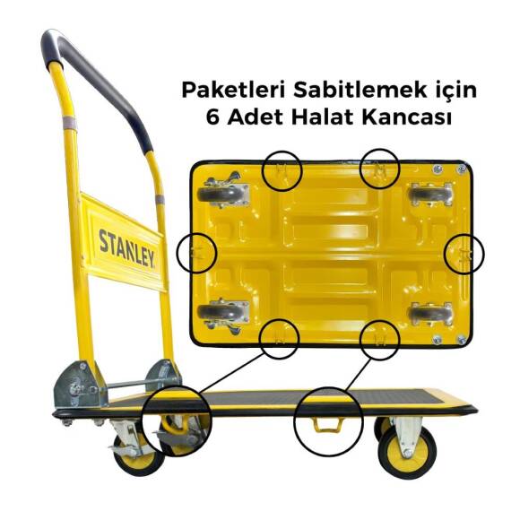 Stanley PC538 300Kg Profesyonel Paket Taşıma Arabası - 4