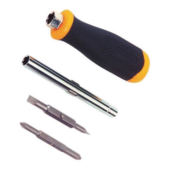 Stanley ST068012 Tornavida Seti, Değişken Uçlu Tornavida, 6 Parça