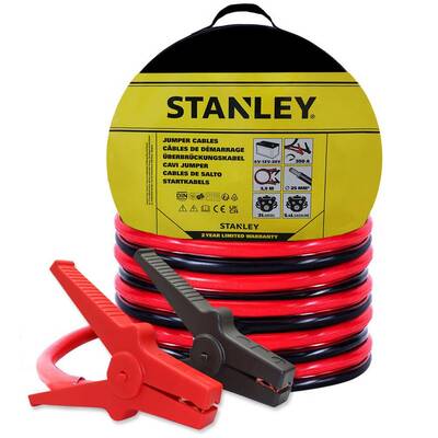 STANLEY SXA15 6V/12V/24V 350Amper 3,5Metre 25mm² Akü Takviye Kablosu - Stanley