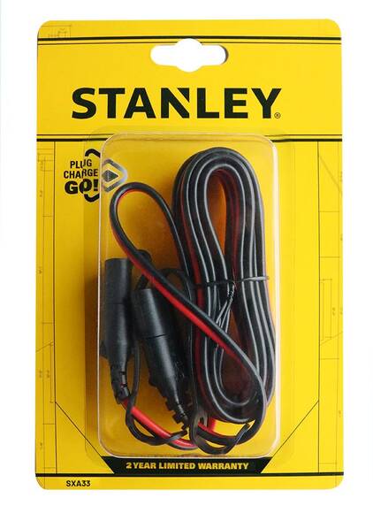 STANLEY SXA33 12V Akü Şarj Ara Uzatma Bağlantı Kablosu 3Metre - 4