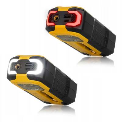 STANLEY SXIF0101 12V / Şarjlı Li-ion 150 PSI Dijital Göstergeli Akıllı Lastik Şişirme Pompası+Powerbank+SOS+Led Lamba - 8
