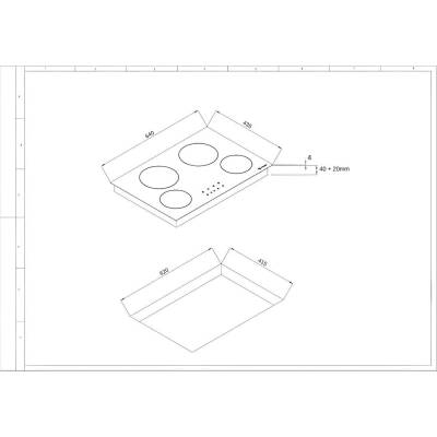 Thor KBC 64720 TTC BK Vitroseramik Ankastre Ocak - 3