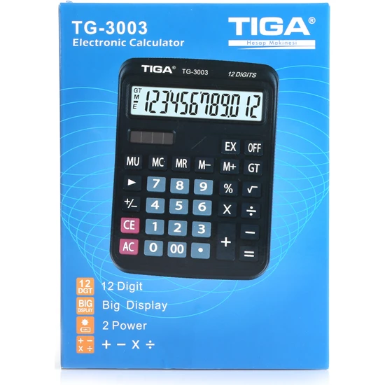 Tiga TG-3003 Hesap Makinesi - Tiga (1)