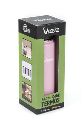 Vaeske Çelik Termos 540ml Pembe - 3