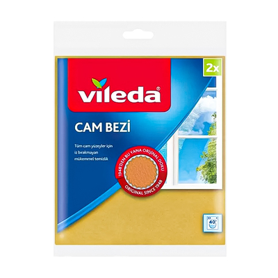 Vileda Cam Bezi % 30 Microfiber 2'li - 1