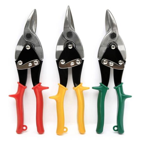 WORKPRO WP200001 250mm 3 Parça Sağ/Sol/Düz Profesyonel Kaportacı Makası - 1