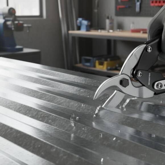 WORKPRO WP200001 250mm 3 Parça Sağ/Sol/Düz Profesyonel Kaportacı Makası - 9