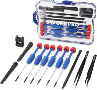 WORKPRO WP200531 12 Parça CR-V Elektronikçi Hassas Profesyonel Onarım Seti - Workpro