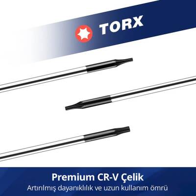 WORKPRO WP200531 12 Parça CR-V Elektronikçi Hassas Profesyonel Onarım Seti - 7