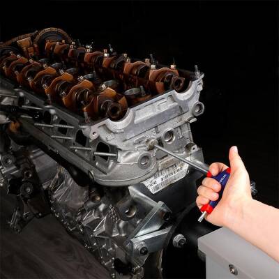 WORKPRO WP200543 8 Parça CR-V T Tipi Uzun Delikli Torx Profesyonel Allen Anahtar Takımı - 6