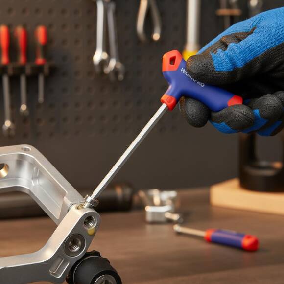 WORKPRO WP200543 8 Parça CR-V T Tipi Uzun Delikli Torx Profesyonel Allen Anahtar Takımı - 7