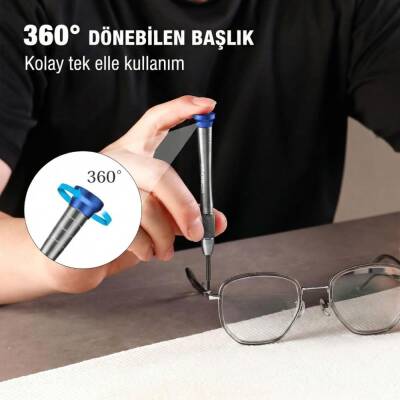 WORKPRO WP200549 6 Parça Profesyonel S2 Manyetik Saatçi Tornavida Seti - 6