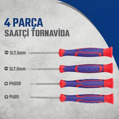 WORKPRO WP200551 21 Parça CR-V Duvar Askı Aparatlı Profesyonel Manyetik Tornavida Seti - 8