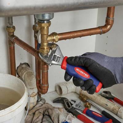 WORKPRO WP200555 1/4'’ 1/2’’ 38 Parça Cr-V Lokma ve Topaç Cırcır Araç Tamir Seti - 6