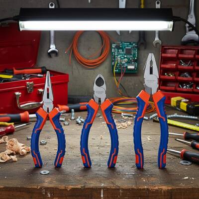 WORKPRO WP201007 200MM/160MM Profesyonel 3’lü Pense Seti - 6